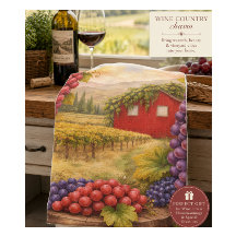 Tablier de thé de récolte de raisins de Wine Count