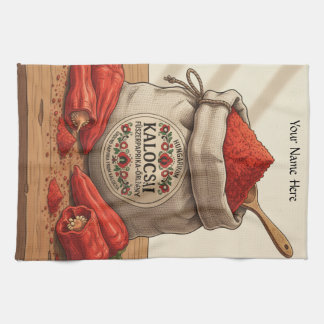 Linge De Cuisine Tablier personnalisé Kalocsai Paprika hongrois
