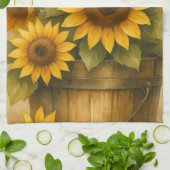 Linge De Cuisine Tabliers Tournesol (Plié)