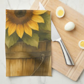 Linge De Cuisine Tabliers Tournesol (Quart Plié)