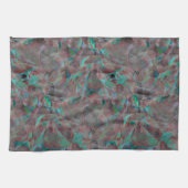 Linge De Cuisine taches Brown et cyanes sur plâtre mural infini (Horizontal)