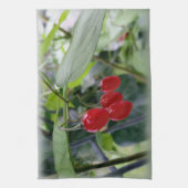 Linge De Cuisine Taches rouges d'automne (Vertical)