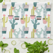 Linge De Cuisine Taco à propos d'amour | Motif Cactus (Plié)