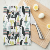 Linge De Cuisine Taco à propos d'amour | Motif Llama & Donkey (Quart Plié)