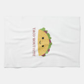 Linge De Cuisine Taco Bout Cute Kawaii Taco (Horizontal)