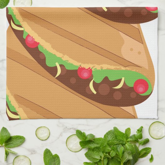 Linge De Cuisine Tacos (Plié)