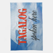 Linge De Cuisine Tagalog spoken here cloudy earth (Vertical)