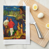 Linge De Cuisine Tahoe Lake (Quart Plié)