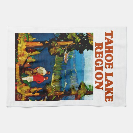 Linge De Cuisine Tahoe Lake (Horizontal)