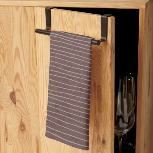 Linge De Cuisine Tailles Brown foncées (Pliage en tiers)