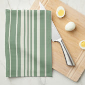 Linge De Cuisine Tailles complexes en vert (Quart Plié)