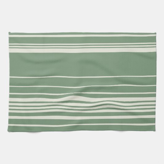 Linge De Cuisine Tailles complexes en vert (Horizontal)