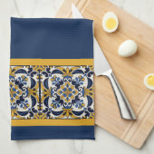 Linge De Cuisine Talavera Carrelage Cinco (Quart Plié)