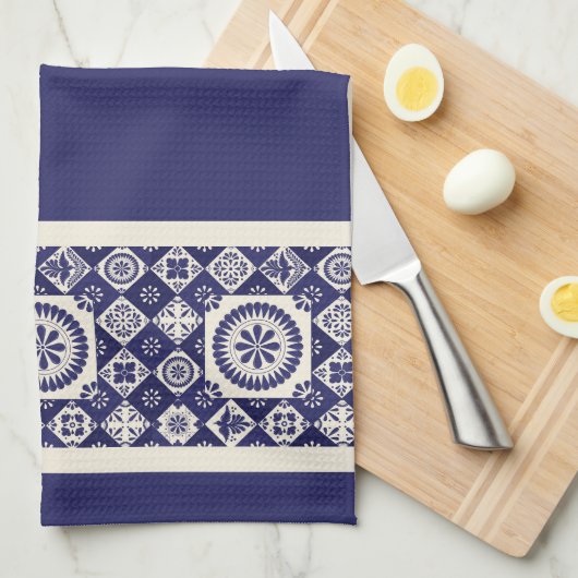 Linge De Cuisine Talavera Tile Dos (Quart Plié)
