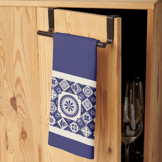Linge De Cuisine Talavera Tile Dos (Pliage en tiers)