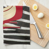 Linge De Cuisine talons hauts rouge (Quart Plié)