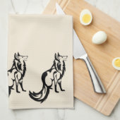 Linge De Cuisine Tan renversé (Quart Plié)