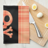 Linge De Cuisine Tangerine Plaid (Quart Plié)