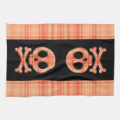 Linge De Cuisine Tangerine Plaid (Horizontal)