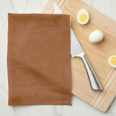 Linge De Cuisine Tangerine Uni (Quart Plié)
