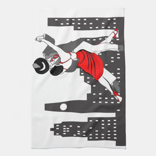 Linge De Cuisine Tango urbain (Vertical)