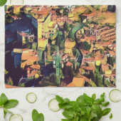 Linge De Cuisine TAORMINA - Sicile - (Plié)