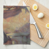 Linge De Cuisine Taos Indian tenant un pot d'eau par Blumenschein (Quart Plié)