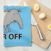 Linge De Cuisine Tapir mignon et drôle sur le tapir (Quart Plié)