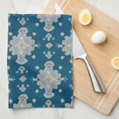 Linge De Cuisine Tapis Cromwell Motif persan moderne (Quart Plié)