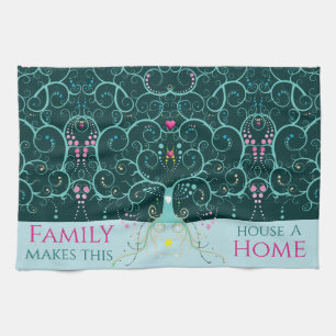 Linge De Cuisine Tapis de bienvenue à la maison Arbre Conception de