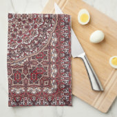 Linge De Cuisine Tapis de couleur persane (Quart Plié)