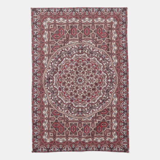 Linge De Cuisine Tapis de couleur persane (Vertical)