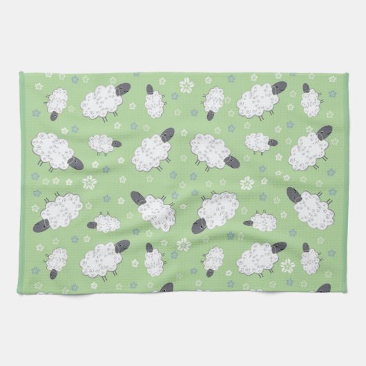 Linge De Cuisine Tapis de souris moutons mignons (Horizontal)