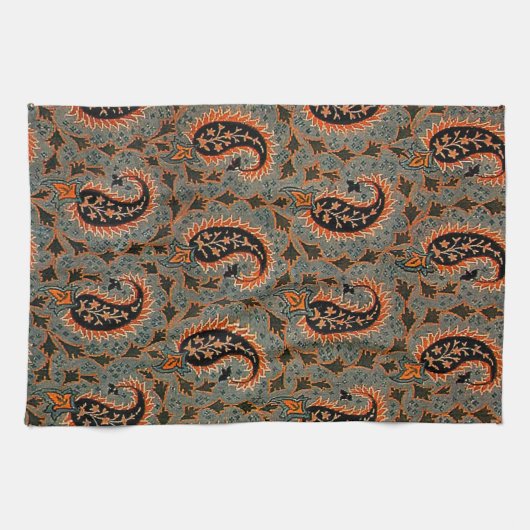 Linge De Cuisine Tapis Oriental Persan Paisley (Horizontal)