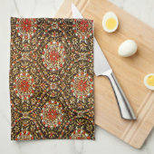 Linge De Cuisine Tapis Oriental Perse Turc (Quart Plié)