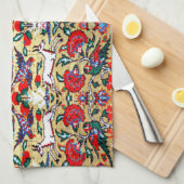Linge De Cuisine Tapis Persan Oriental (Quart Plié)