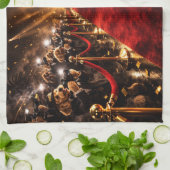 Linge De Cuisine Tapis Rouge Cockapoo de Luxe (Plié)