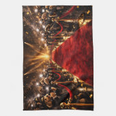 Linge De Cuisine Tapis Rouge Cockapoo de Luxe (Vertical)