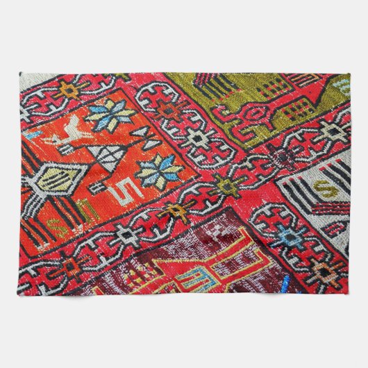 Linge De Cuisine Tapis turc antique (Horizontal)