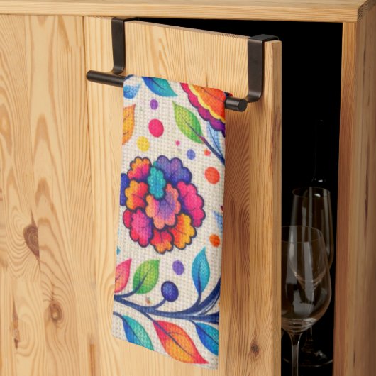 Linge De Cuisine Tapisserie Bloomwave (Pliage en tiers)