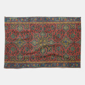Linge De Cuisine Tapisserie de tapis persan rouge bleu classique (Horizontal)