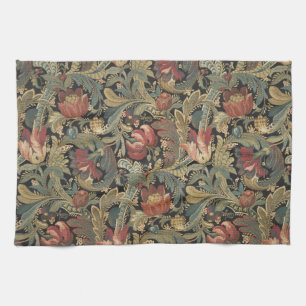 Linge De Cuisine Tapisserie florale riche Brocade Antique Classique