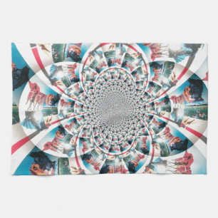 Linge De Cuisine Tapisserie kényane Kaleidoscope