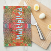 Linge De Cuisine Tapisserie Mystère Ancienne Multipliée Infiniment (Quart Plié)