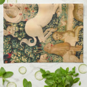 Linge De Cuisine Tapisseries Unicorne Trouvé Légende Mythique (Plié)