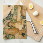 Linge De Cuisine Tapisseries Unicorne Trouvé Légende Mythique (Quart Plié)