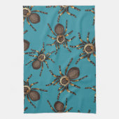 Linge De Cuisine Tarantula sur bleu (Vertical)