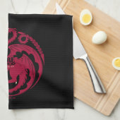 Linge De Cuisine Targaryen Sigil - Fire & Blood (Quart Plié)