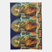 LINGE DE CUISINE TAROTS DE RENAISSANCE ANTIQUE 14 / TEMPÉRANCE (Vertical)