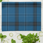 Linge De Cuisine Tartan bleu Ramsay écossais (Plié)
